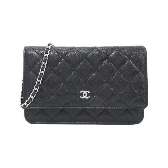 CHANEL Handbags - CHANEL Black Wallet